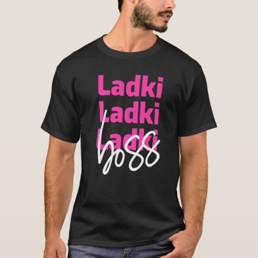 Shaadi Wedding Boss Ladki Desi Bollywood T-shirt (Voorkant)