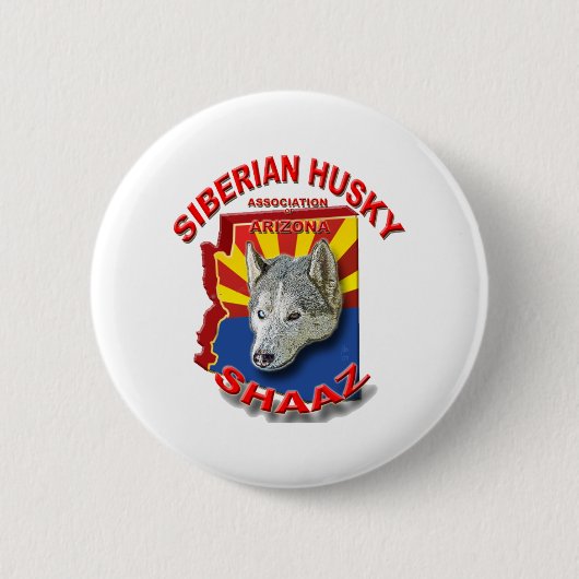 SHAAZ-Logo Ronde Button 5,7 Cm (Voorkant)