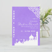 Shab-e-Barat-Wenskaart Feestdagenkaart (Staand voorkant)