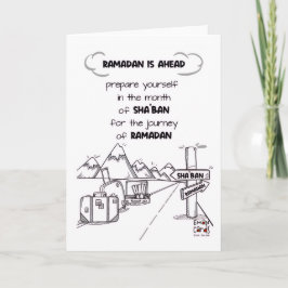 Shaban - Holy Month Blessings Kaart
