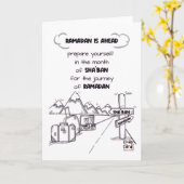 Shaban - Holy Month Blessings Kaart (Gele Bloem)