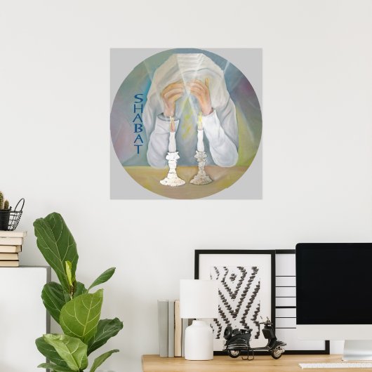 Shabat Poster (Thuiskantoor)