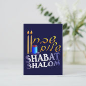 Shabat Shalom Briefkaart (Staand voorkant)