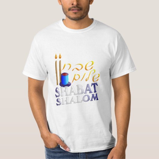 Shabat Shalom T-shirt (Voorkant)