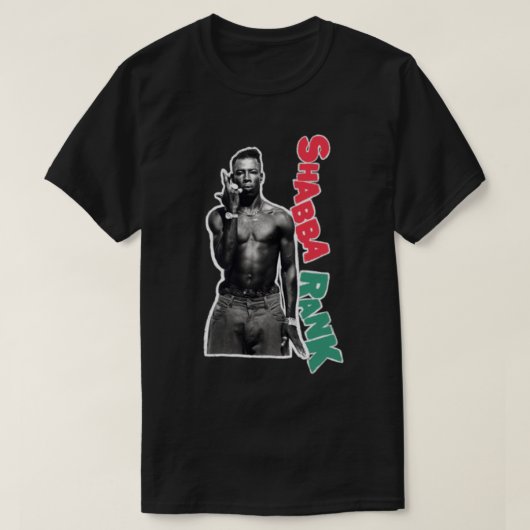 Shabba Ranks 90 jaar T-shirt (Design voorkant)