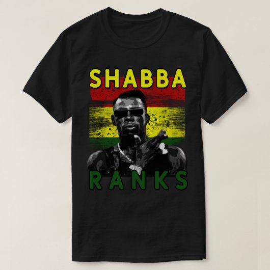 Shabba rankt shabba ranks shabba ranks shabba rank t-shirt (Design voorkant)