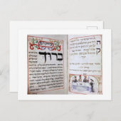 Shabbat שב ת uitnodiging briefkaart (Voorkant / Achterkant)