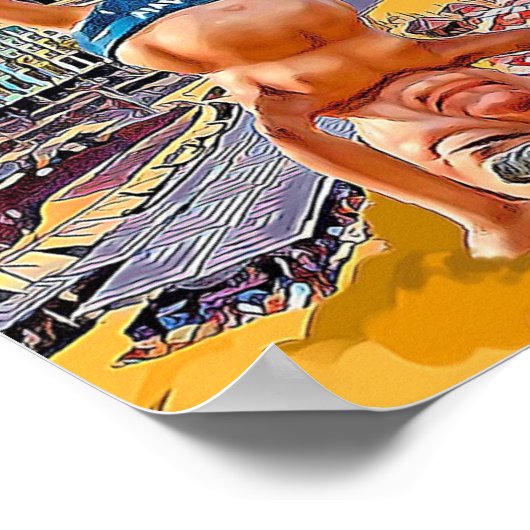 Shabbat a Tel Aviv Poster (Hoek)