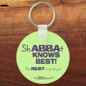 ShABBAt Abba kent best Sleutelhanger (Voorkant)