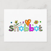 Shabbat Briefkaart (Voorkant)