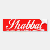 Shabbat Bumpersticker (Voorkant)
