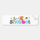 Shabbat Bumpersticker (Voorkant)