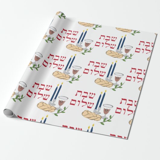 Shabbat Cadeaupapier (Uitgerold)
