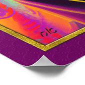 Shabbat Candle Lighting Hebrew African Woman Art Poster (Hoek)