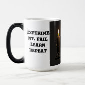 Shabbat Candles Icon-Illuminating Strength Magische Mok (Links)