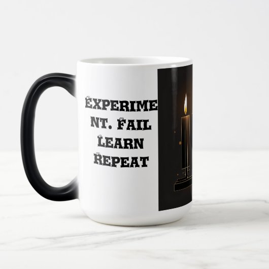 Shabbat Candles Icon-Illuminating Strength Magische Mok (Links)