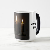 Shabbat Candles Icon-Illuminating Strength Magische Mok (Voorkant rechts)