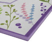 Shabbat Challah Cutting Board Hebrew Floral Snijplank (Hoek)