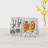 Shabbat Challah & Lichten Kaart (Gele Bloem)