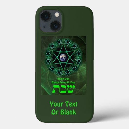 Shabbat - Earth Day Case-Mate iPhone Case (Achterkant)