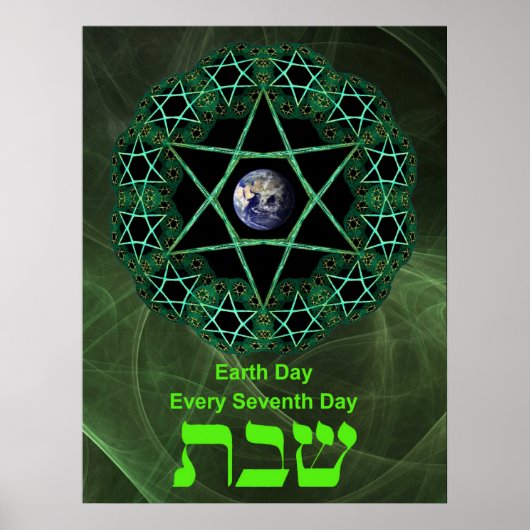 Shabbat - Earth Day Poster (Voorkant)