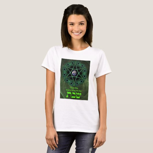 Shabbat - Earth Day T-shirt (Voorkant volledig)