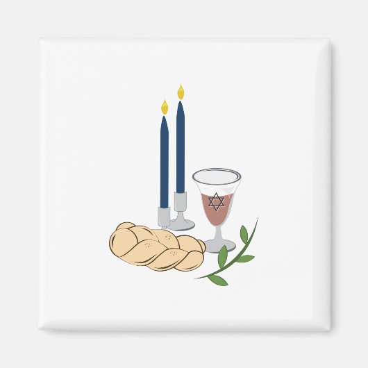 Shabbat Magneet (Voorkant)