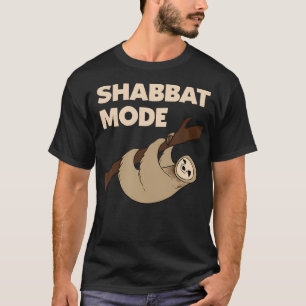 Shabbat Mode Shirt Sleepy Sloth Time voor Shabbat