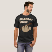 Shabbat Mode Shirt Sleepy Sloth Time voor Shabbat (Voorkant volledig)