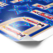 Shabbat-mozaïek Foto Afdruk (Hoek)