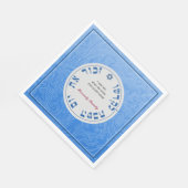 Shabbat Napkins met Blessing Servet (Hoek)