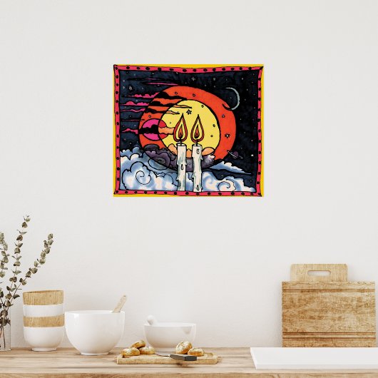 Shabbat Night Poster (Keuken)