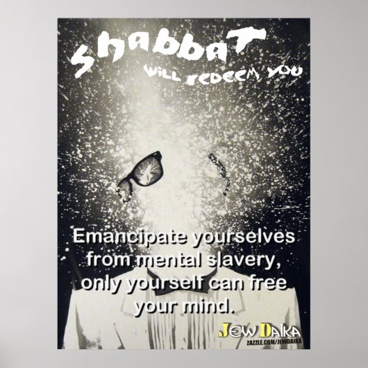 Shabbat Poster (Voorkant)