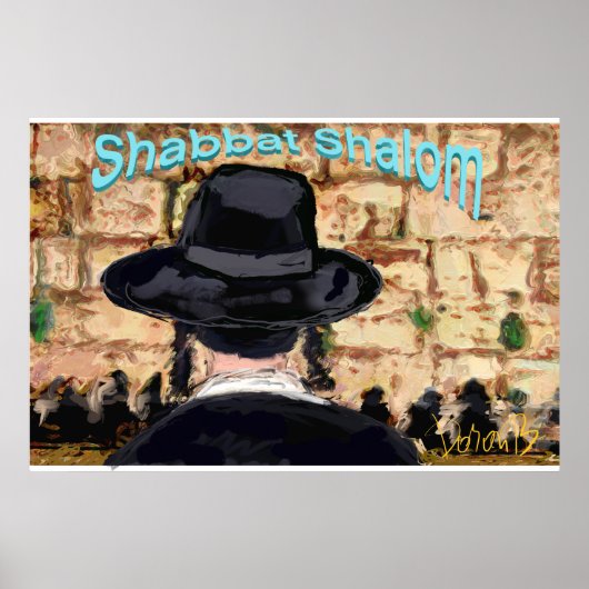 Shabbat Poster (Voorkant)