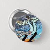 Shabbat Ronde Button 5,7 Cm (Voorkant /achterkant)