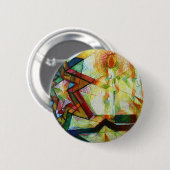 Shabbat Ronde Button 5,7 Cm (Voorkant /achterkant)