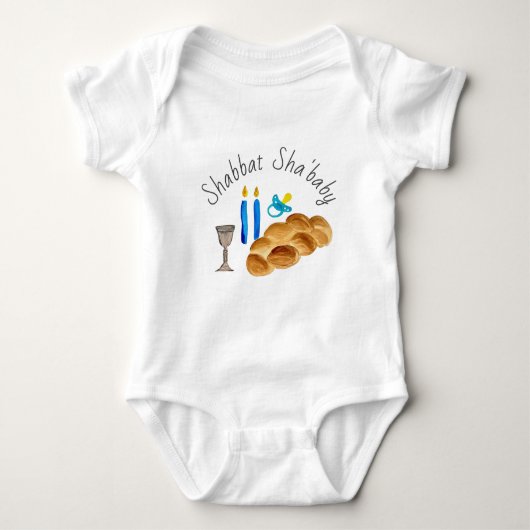 Shabbat Sha'Baby Bodysuit (Voorkant)