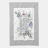 Shabbat Shalom B!$@#s! Challah-Hoesje Theedoek (Verticaal)