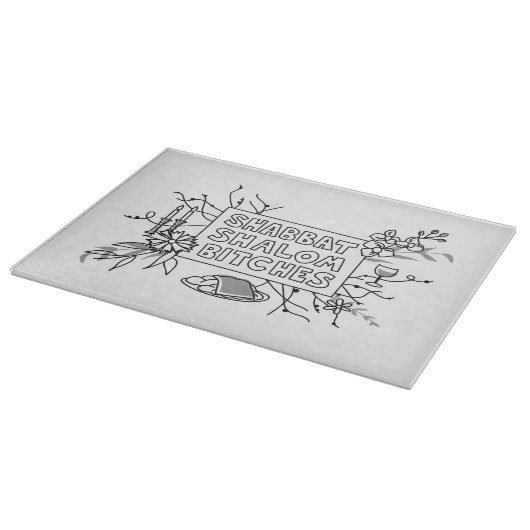 Shabbat Shalom B!$@#s! Snijplank (Hoek)