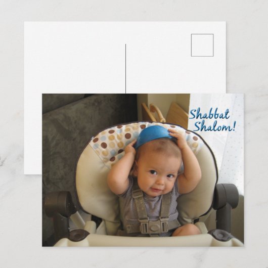 Shabbat Shalom! Briefkaart (Voorkant / Achterkant)