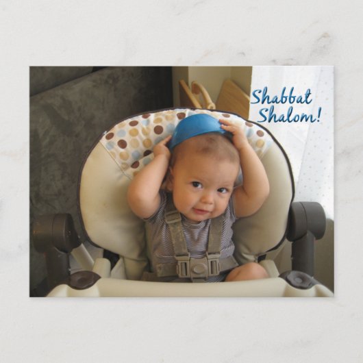 Shabbat Shalom! Briefkaart (Voorkant)