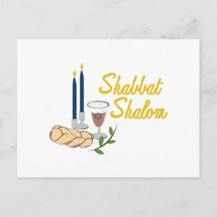Shabbat Shalom Briefkaart