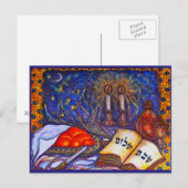 Shabbat Shalom Briefkaarten (Voorkant / Achterkant)