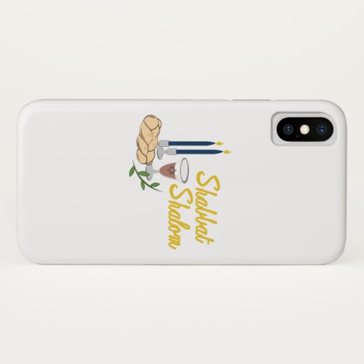 Shabbat Shalom Case-Mate iPhone Case (Achterkant (horizontaal))