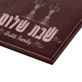 Shabbat Shalom Cutting Board Snijplank (Hoek)