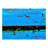Shabbat shalom foto afdruk (Voorkant)