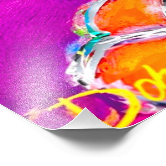 Shabbat Shalom Foto Afdruk (Hoek)