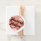 Shabbat Shalom gepersonaliseerd Label (In situ)