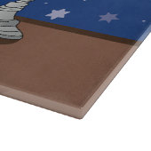 Shabbat Shalom Glass Challah Board 15"x11" Snijplank (Hoek)