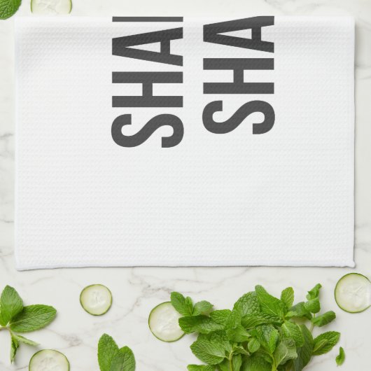 Shabbat Shalom Kitchen Towel Theedoek (Gevouwen)